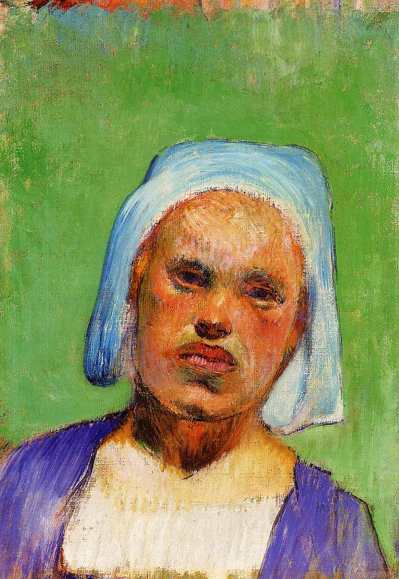Portret Pont-avennois, być może Marie Louarn - Paul Gauguin