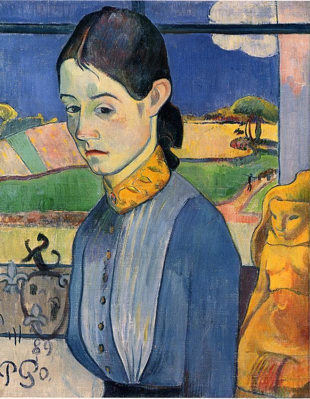 Młoda Bretońka - Paul Gauguin