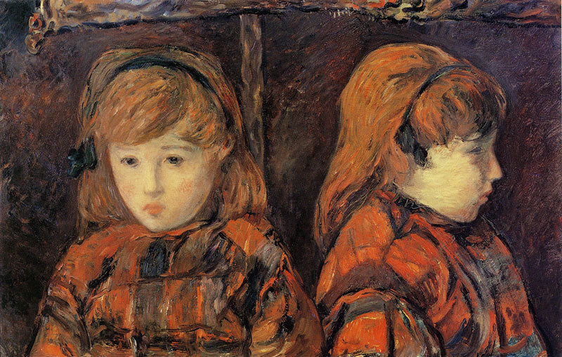 Podwójny portret dziewczynki - Paul Gauguin