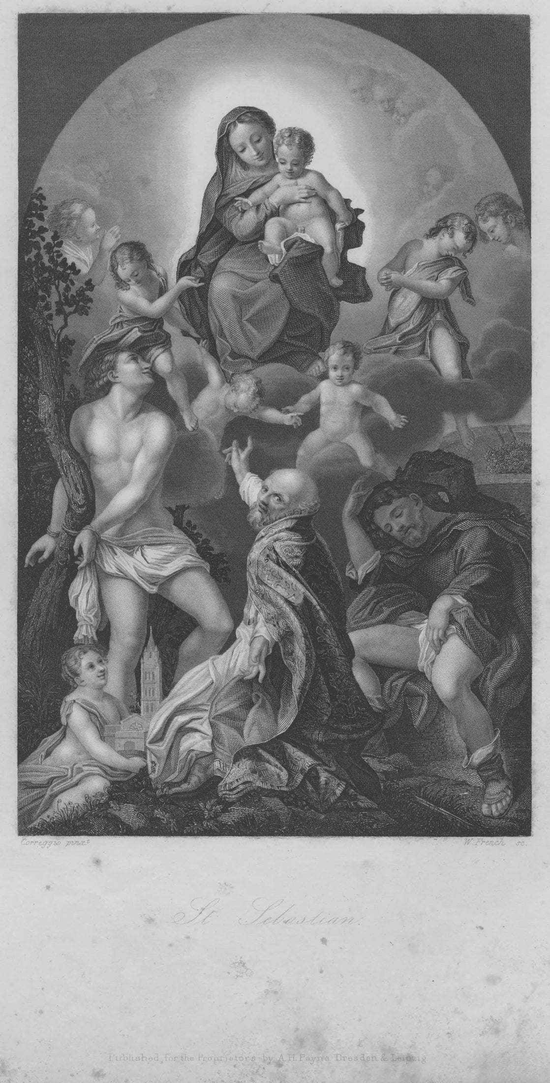 La Madone de saint Sébastien