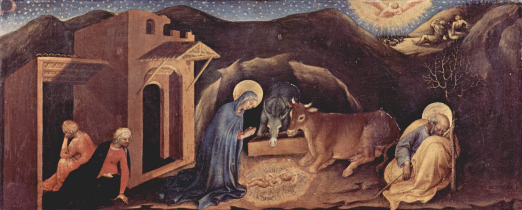 Adoration des Rois Mages - Naissance du Christ - Gentile da Fabriano
