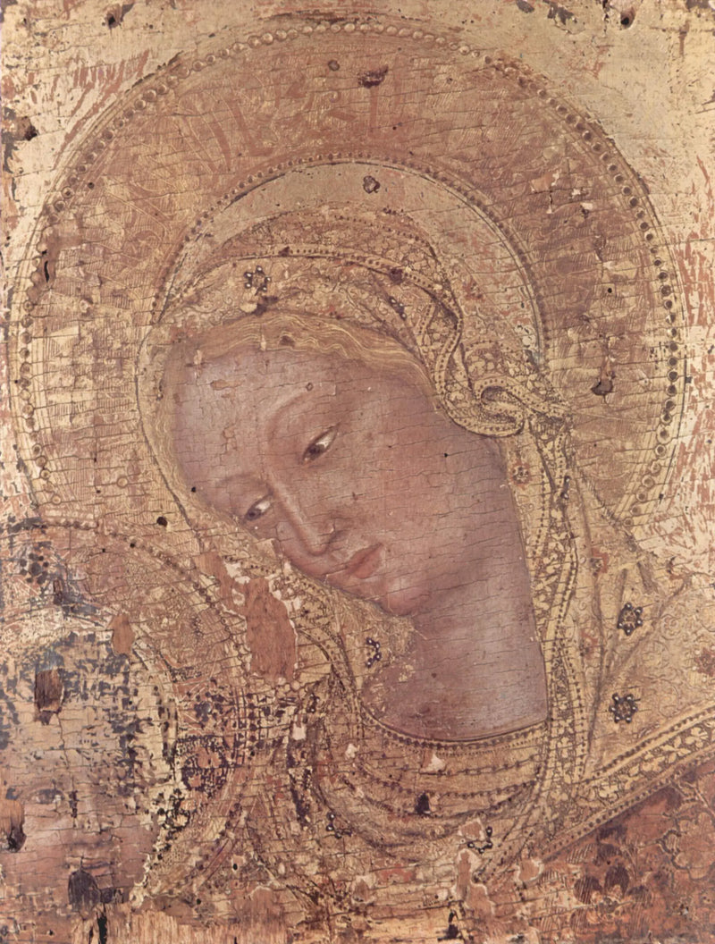 Madonna, fragment - Gentile da Fabriano