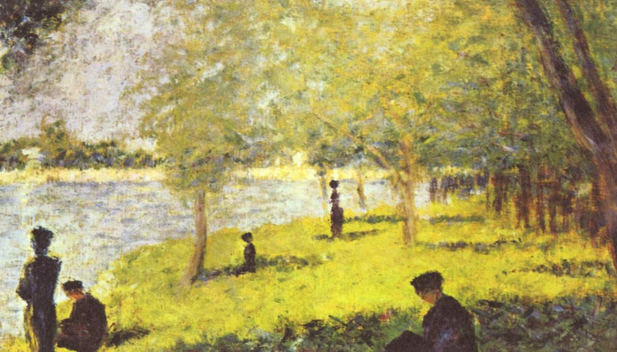 Étude pour « Un dimanche à la Grande Jatte » — Metropolitan Museum, Georges Seurat, 1884