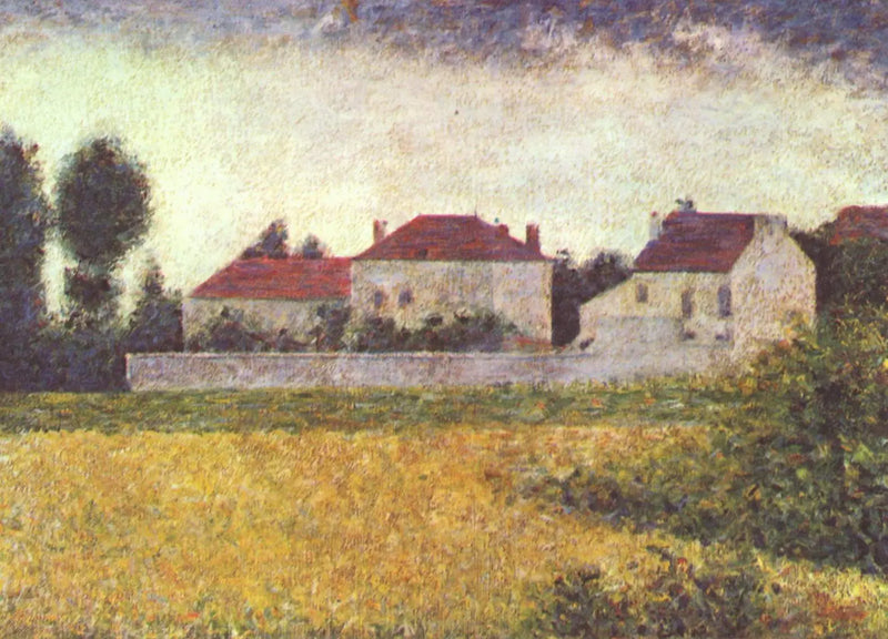 Miasto Avray, białe domy - Georges Seurat