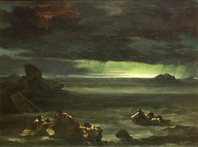 Scena potopu - Théodore Géricault