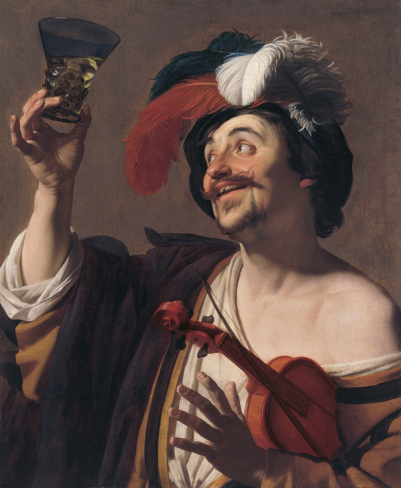 Wesoły skrzypek - Gerrit van Honthorst