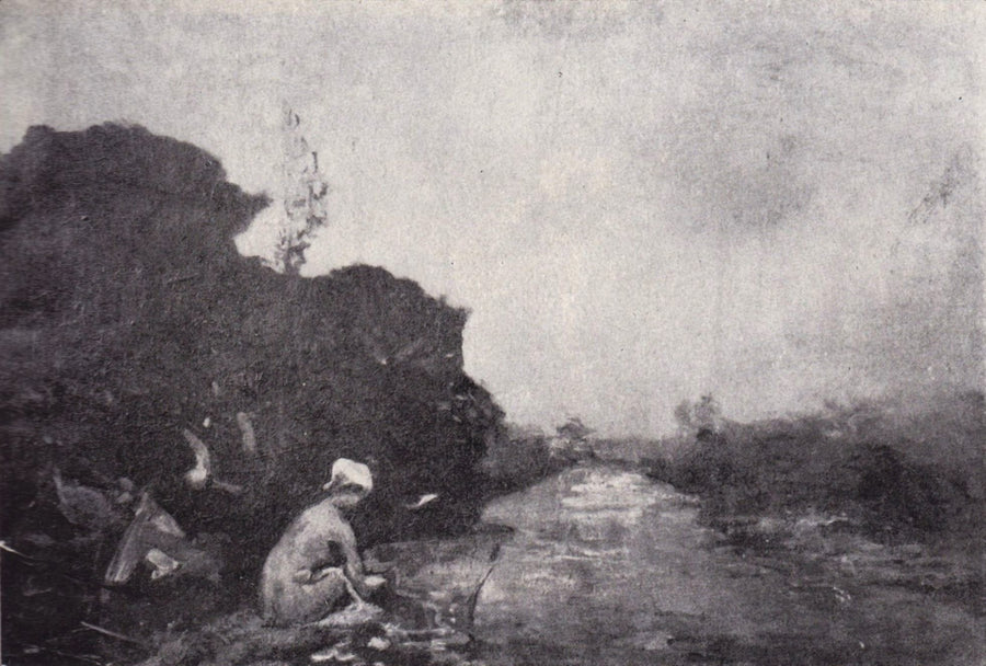 Crépuscule sur le Siret, Gheorghe Petrașcu, 1989, peinture à l’huile