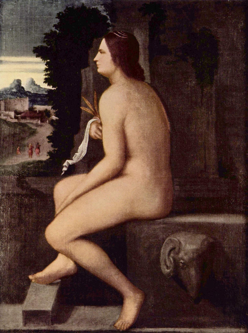Siedzaca Ceres przy fontannie - Sebastiano del Piombo
