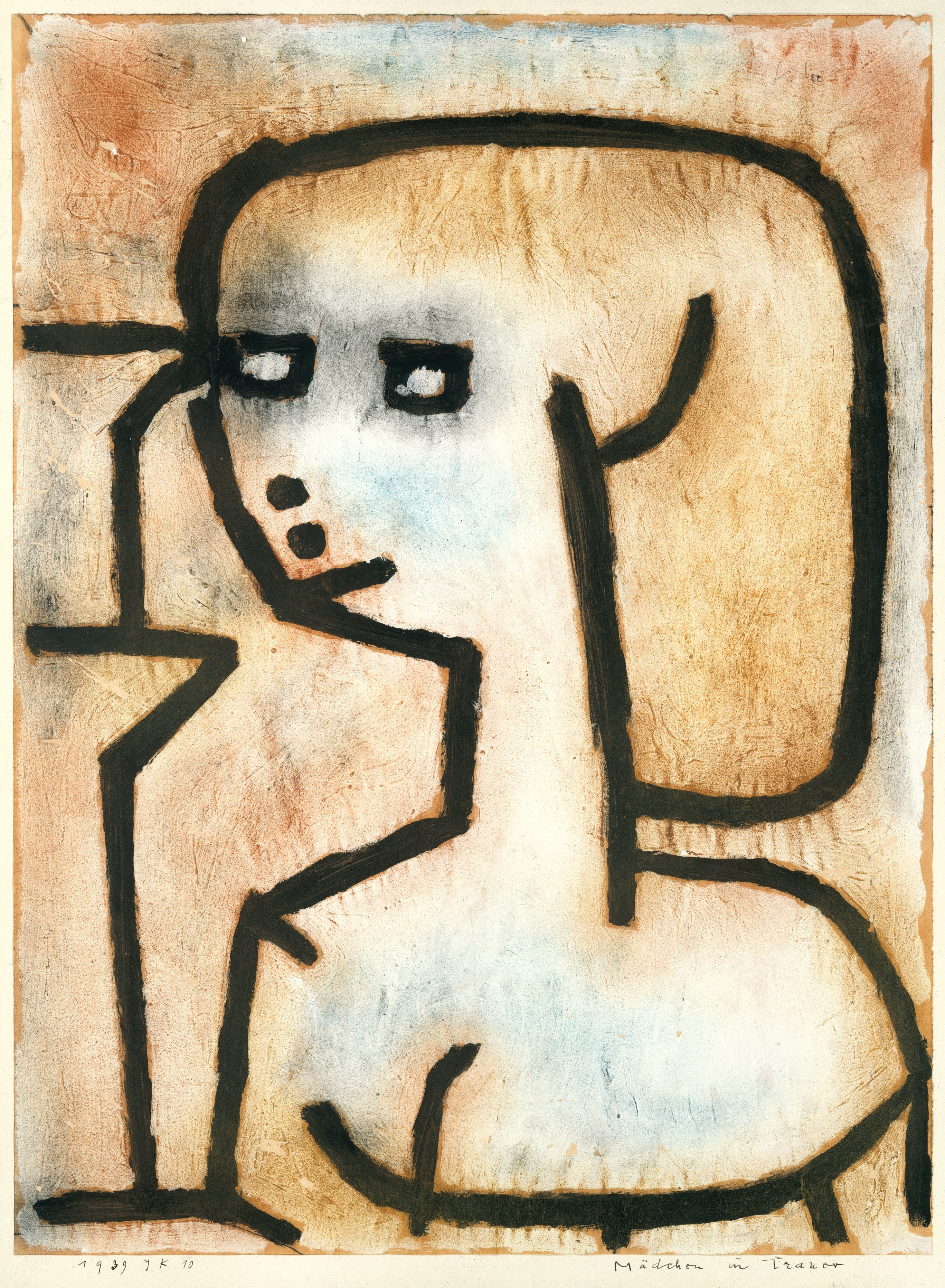 Dziewczyna w żałobie - Paul Klee