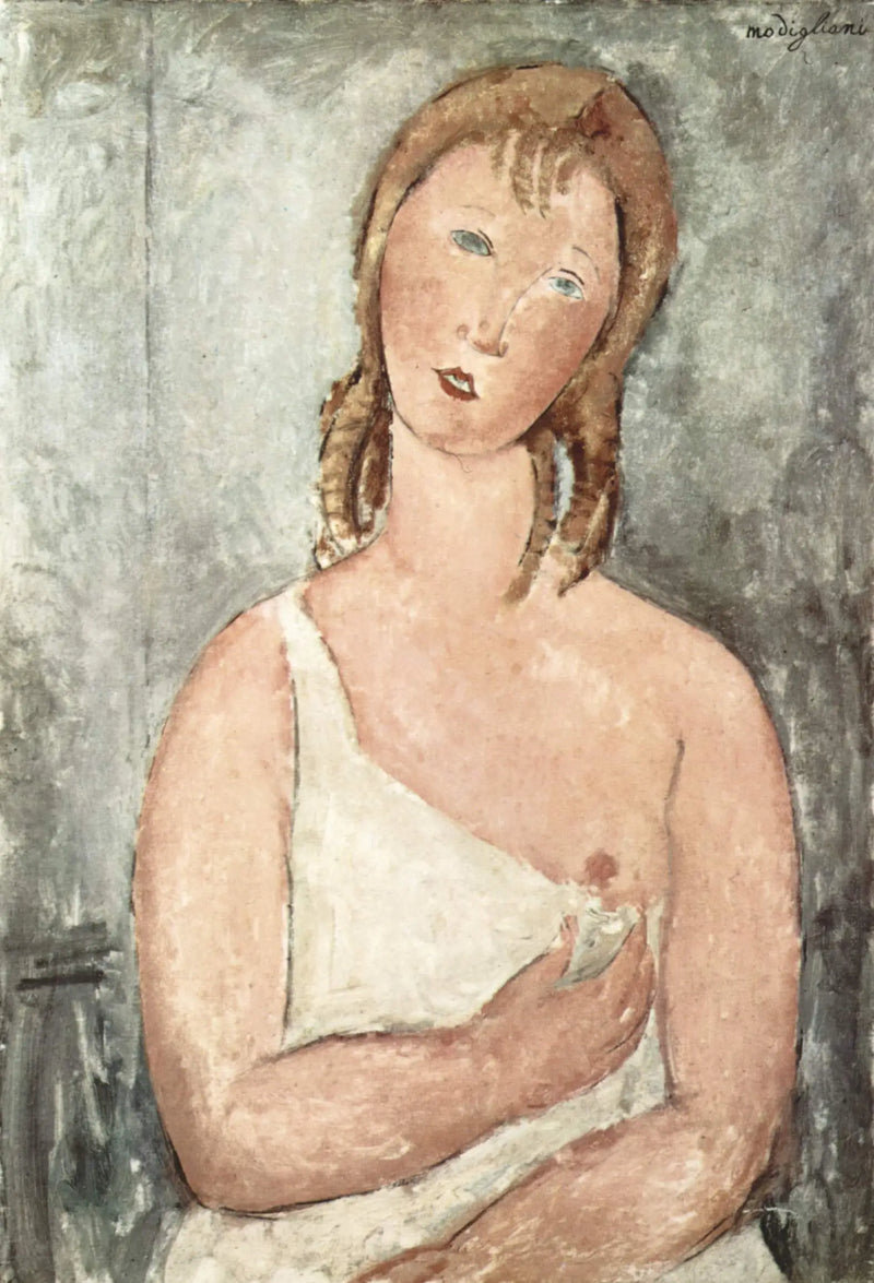 Dziewczyna w koszuli - Amedeo Modigliani