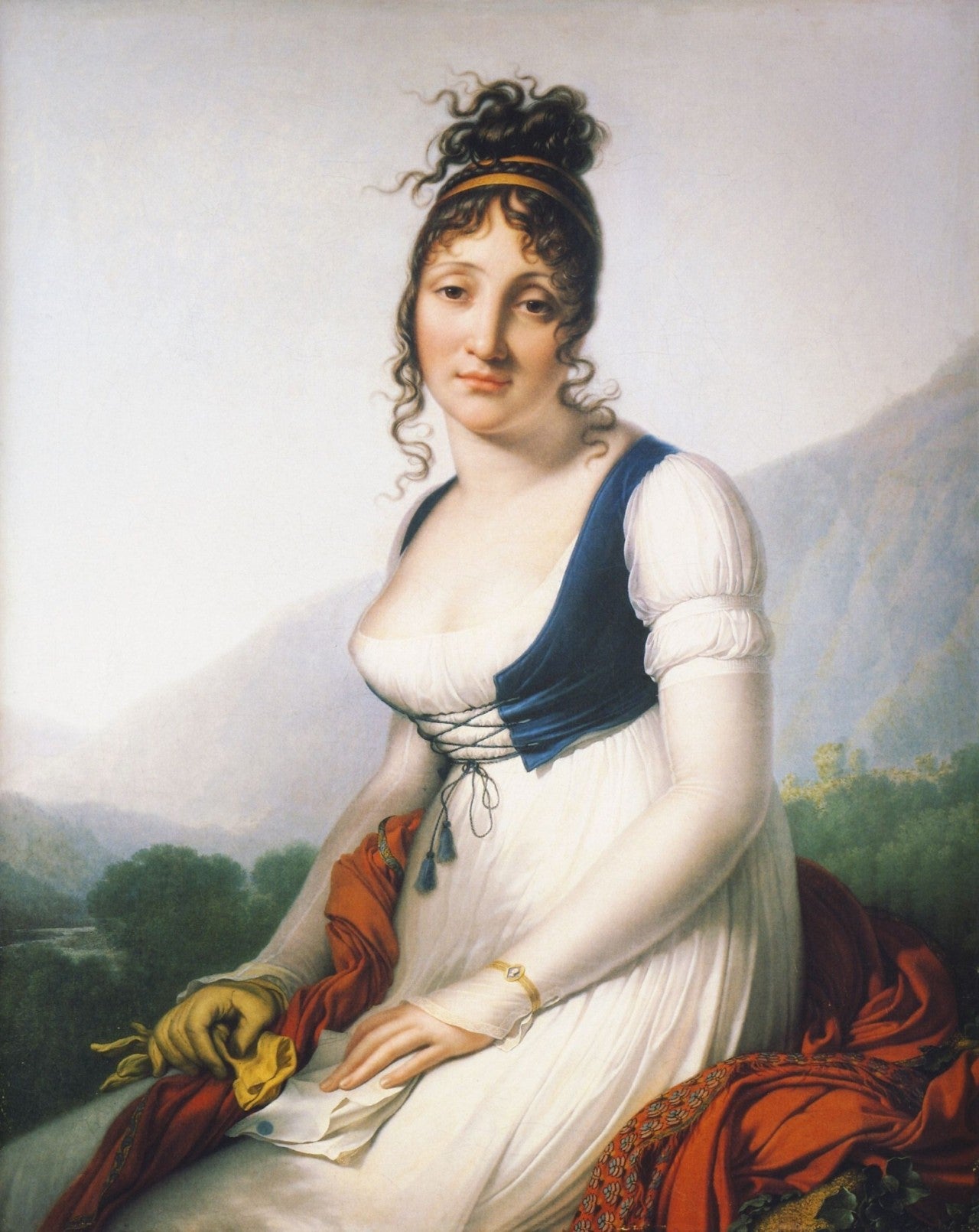 Portrait de la comtesse de Bonneval - Anne-Louis Girodet