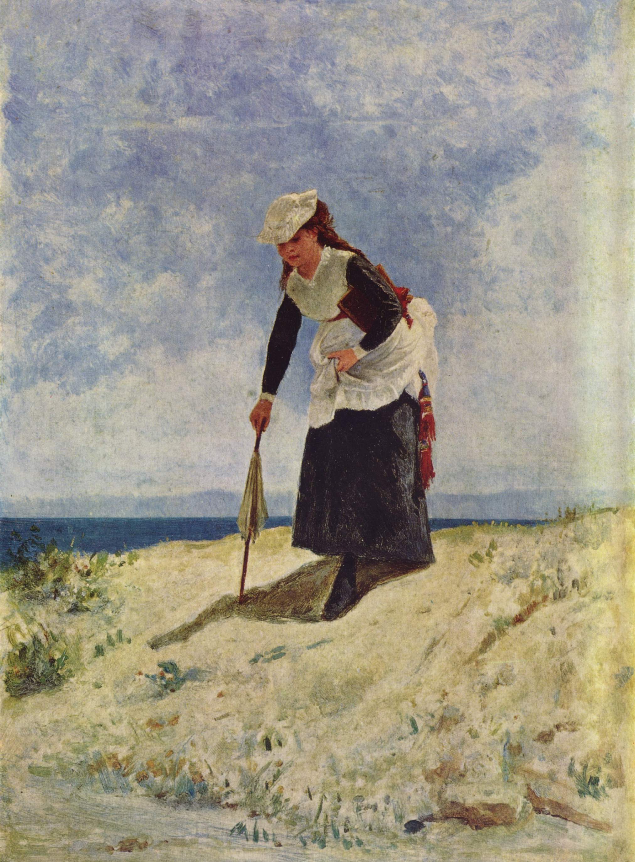 Femme sur le sable - Giuseppe De Nittis - Alpha Reproduction