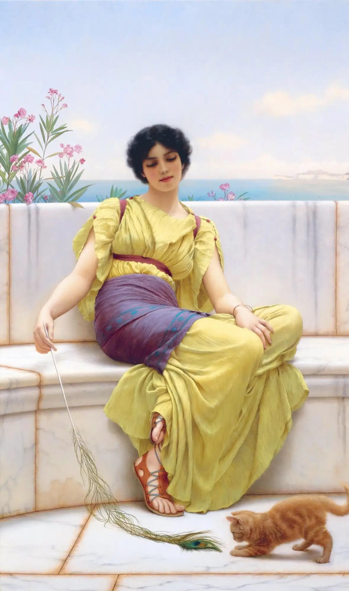 Oisiveté - John William Godward - Alpha Reproduction