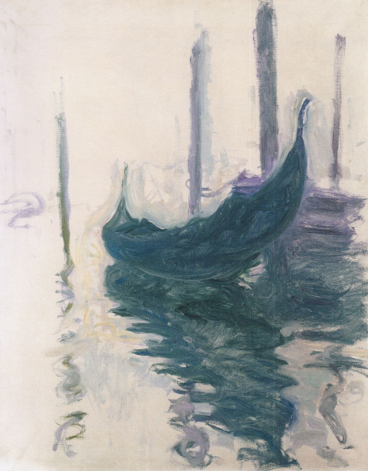 Gondole w Wenecji - Claude Monet