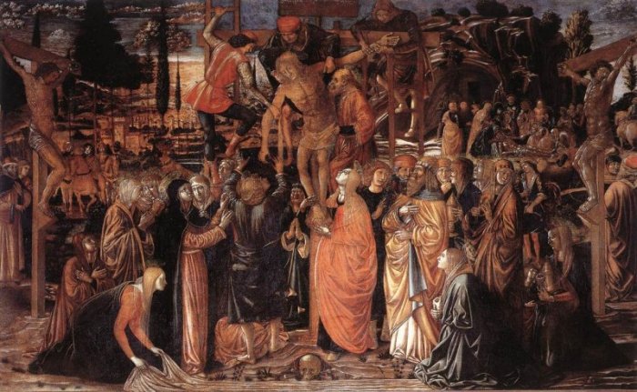 La Descente de croix - Benozzo Gozzoli