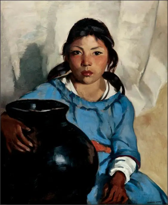 Gregorita z miską Santa Clara - Robert Henri
