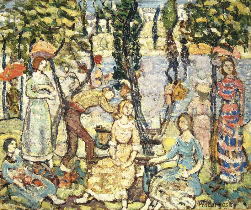 Grupa postaci - Maurice Prendergast