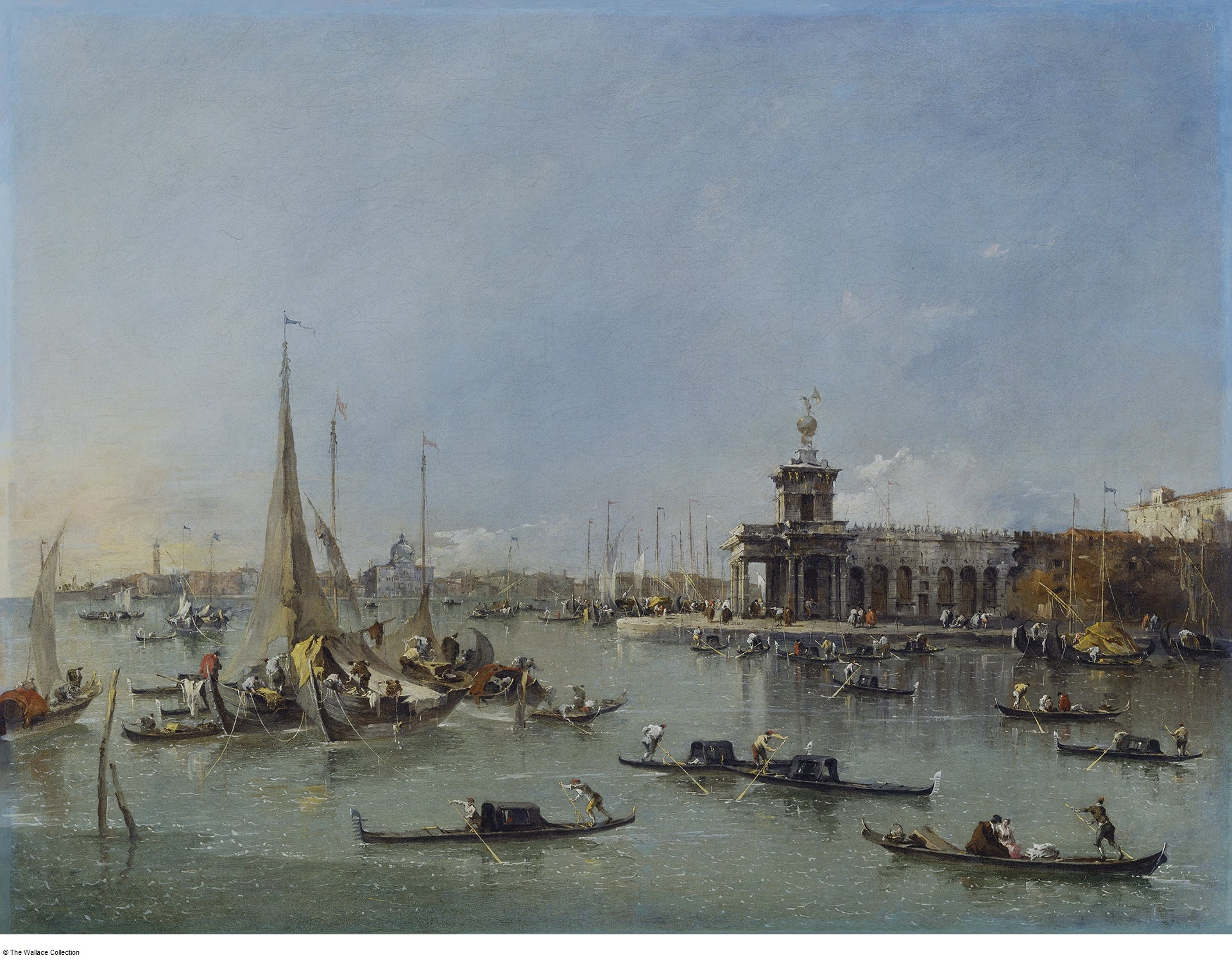 Venise: la Dogana avec la Giudecca - Francesco Guardi - Alpha Reproduction