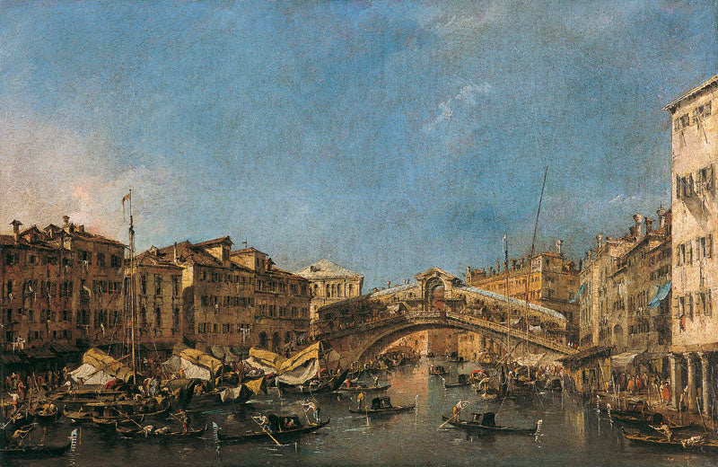 Most Rialto w Wenecji - Francesco Guardi