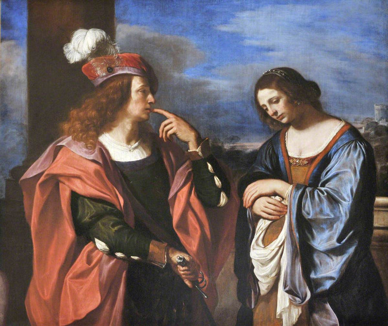 Absalom i Tamar - Guercino