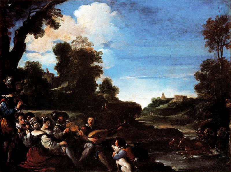 Koncert wiejski - Guercino