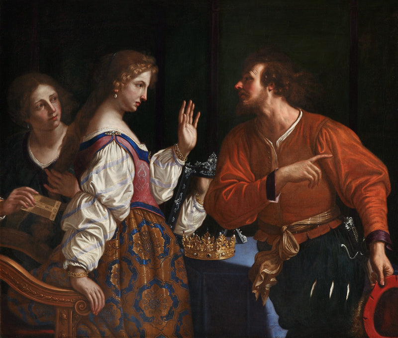 Sémiramis wezwana do broni - Guercino