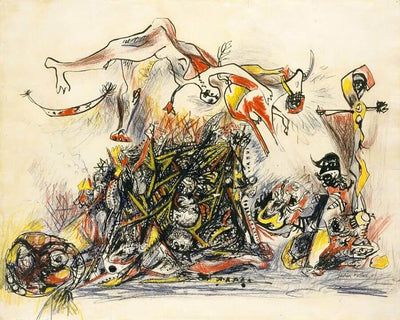 Guerre - Jackson Pollock