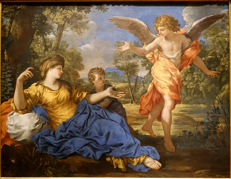 Agar i anioł - Pietro da Cortona