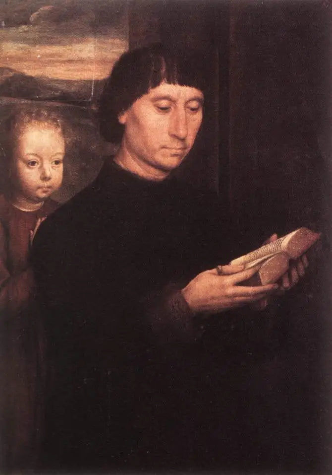 Portret dawcy męskiego - Hans Memling