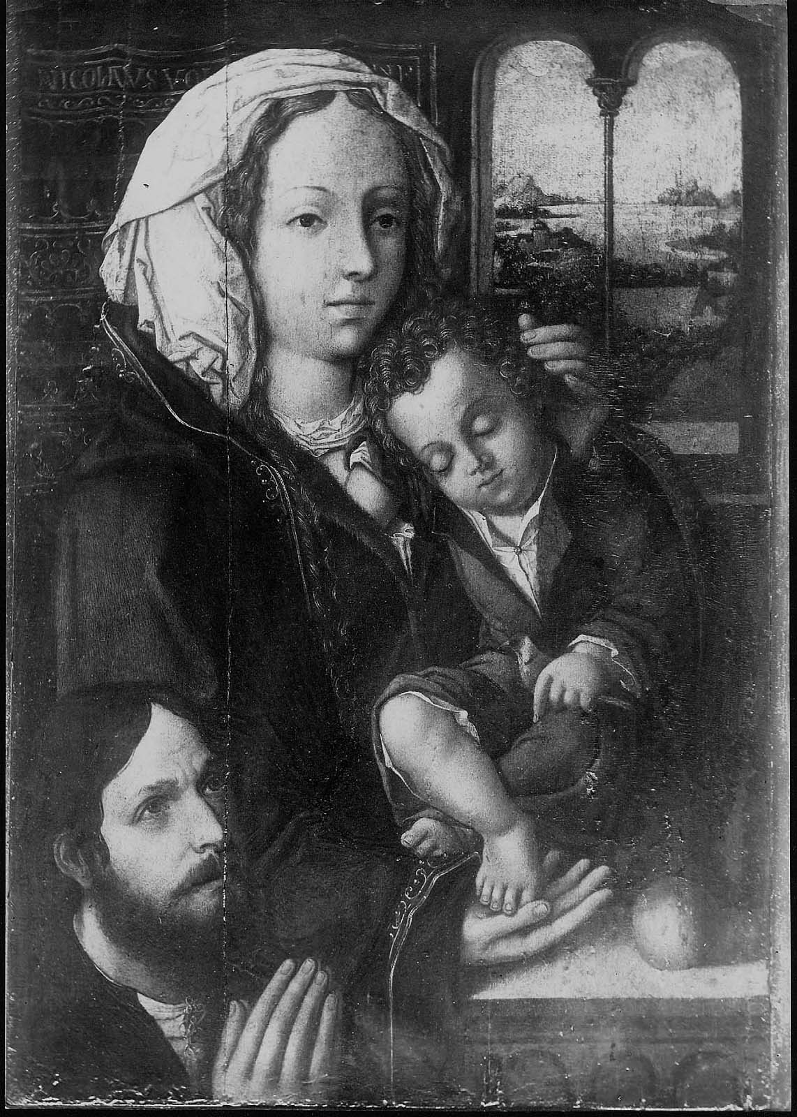 Vierge à l'Enfant avec un donateur - Hans Memling