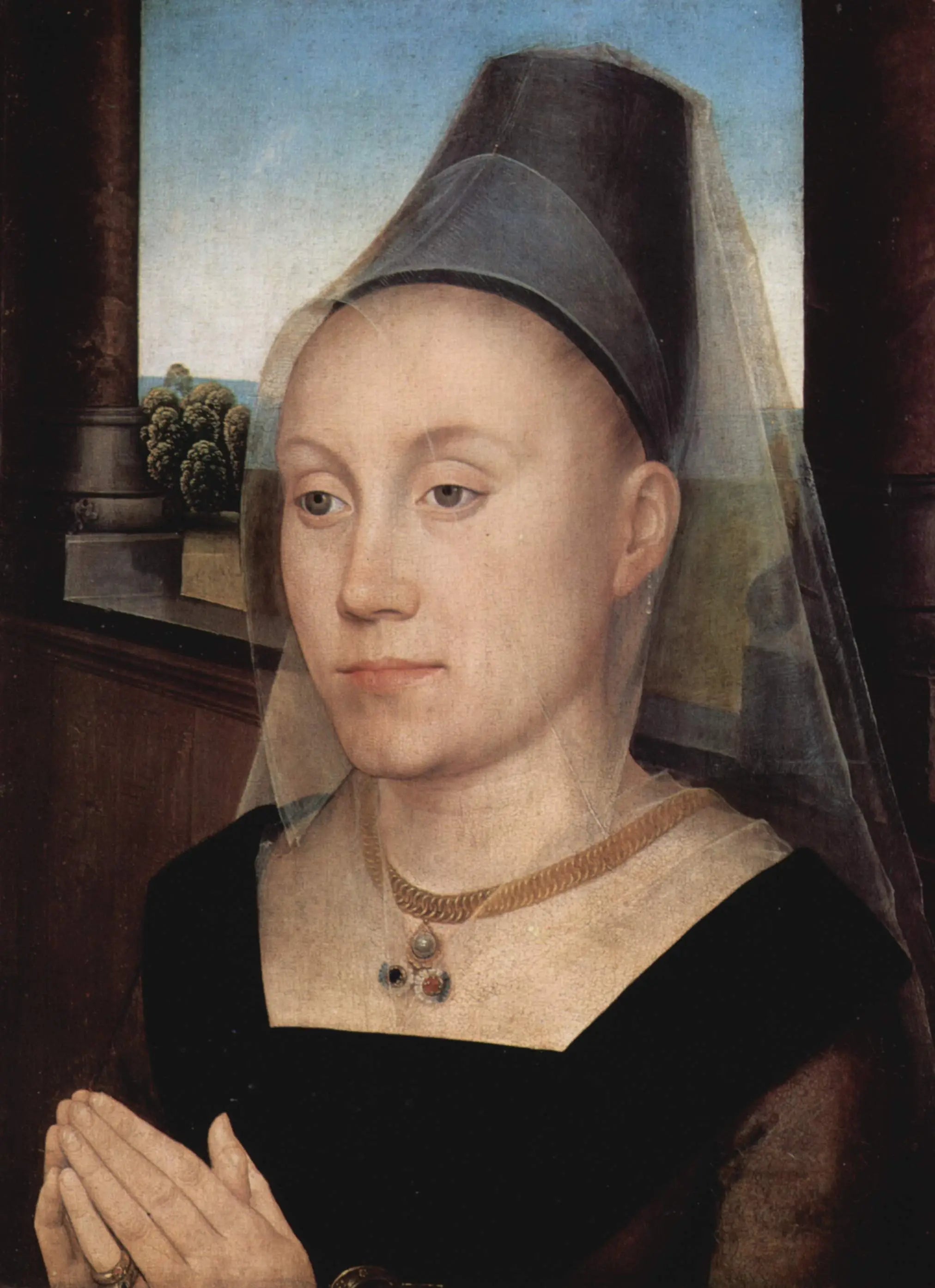 Portrait de Barbara van Vlaendenbergh - Hans Memling - Alpha Reproduction