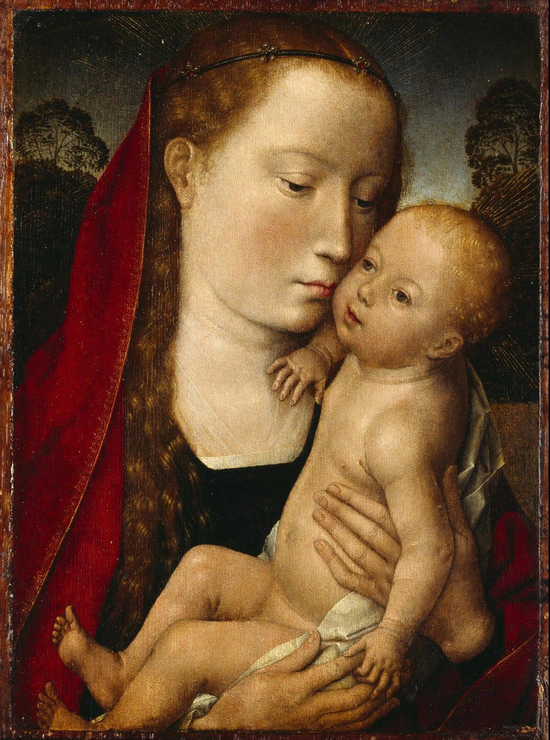 Dziewica z Dzieciątkiem - Hans Memling