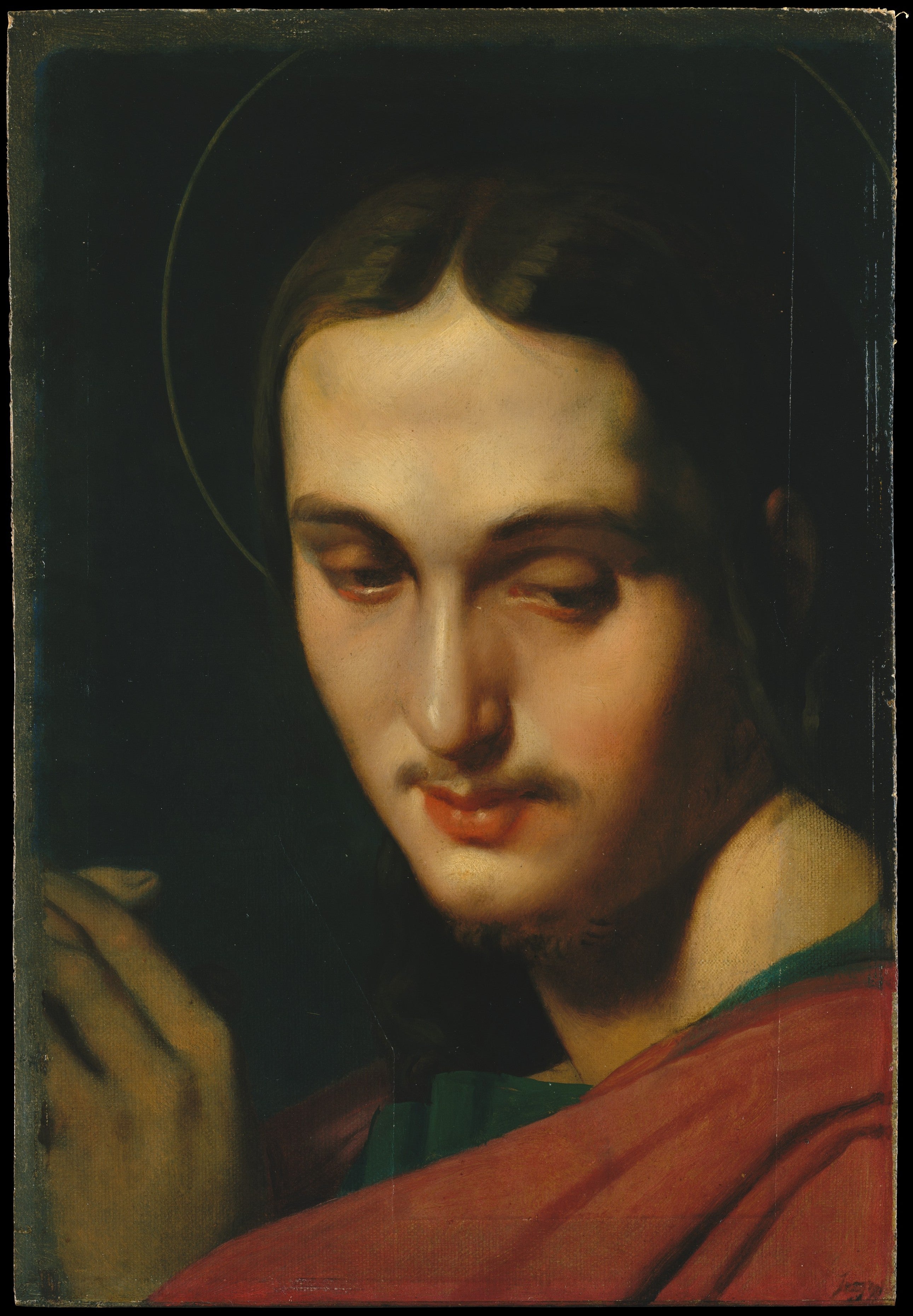 Głowa świętego Jana Ewangelisty - Jean-Auguste-Dominique Ingres