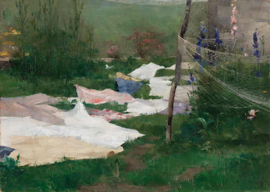 Clothes Drying (1883) - Helene Schjerfbeck