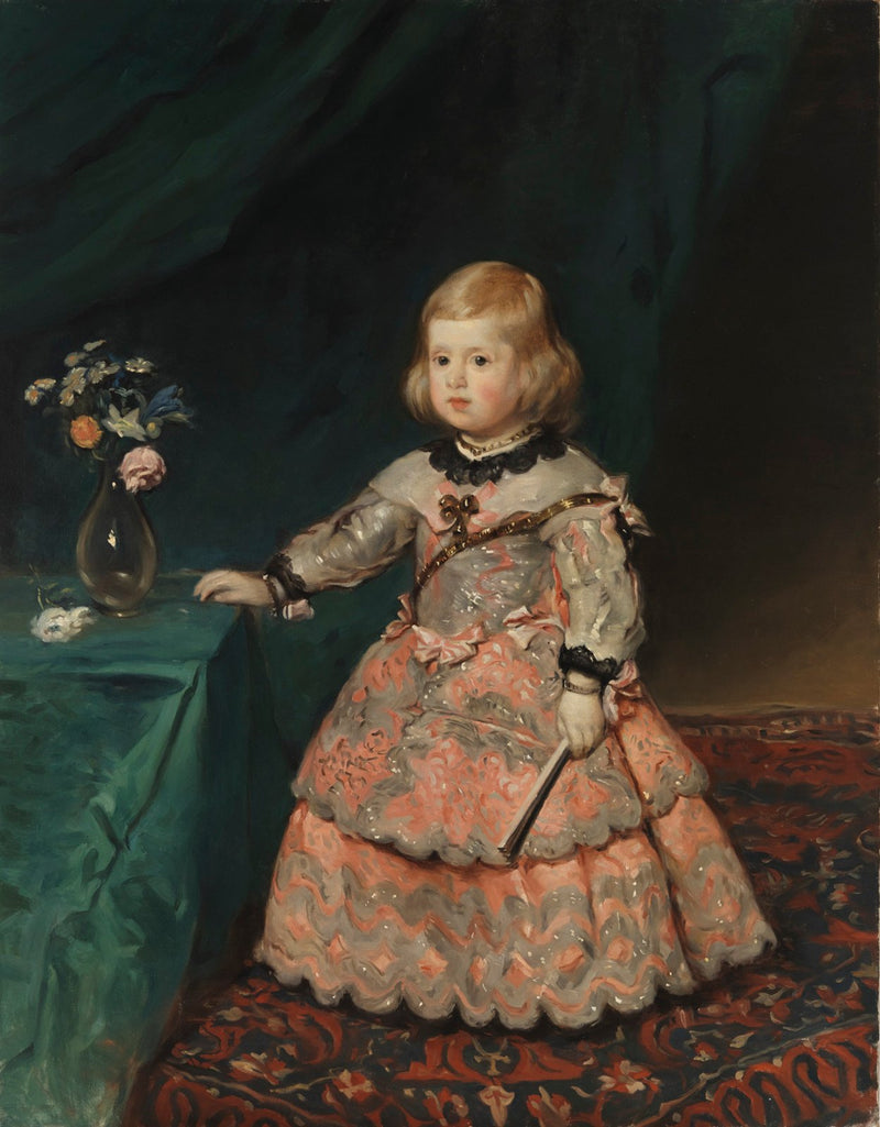 Copy of Velázquez's painting Infantinna Maria Teresia (1894) - Helene Schjerfbeck