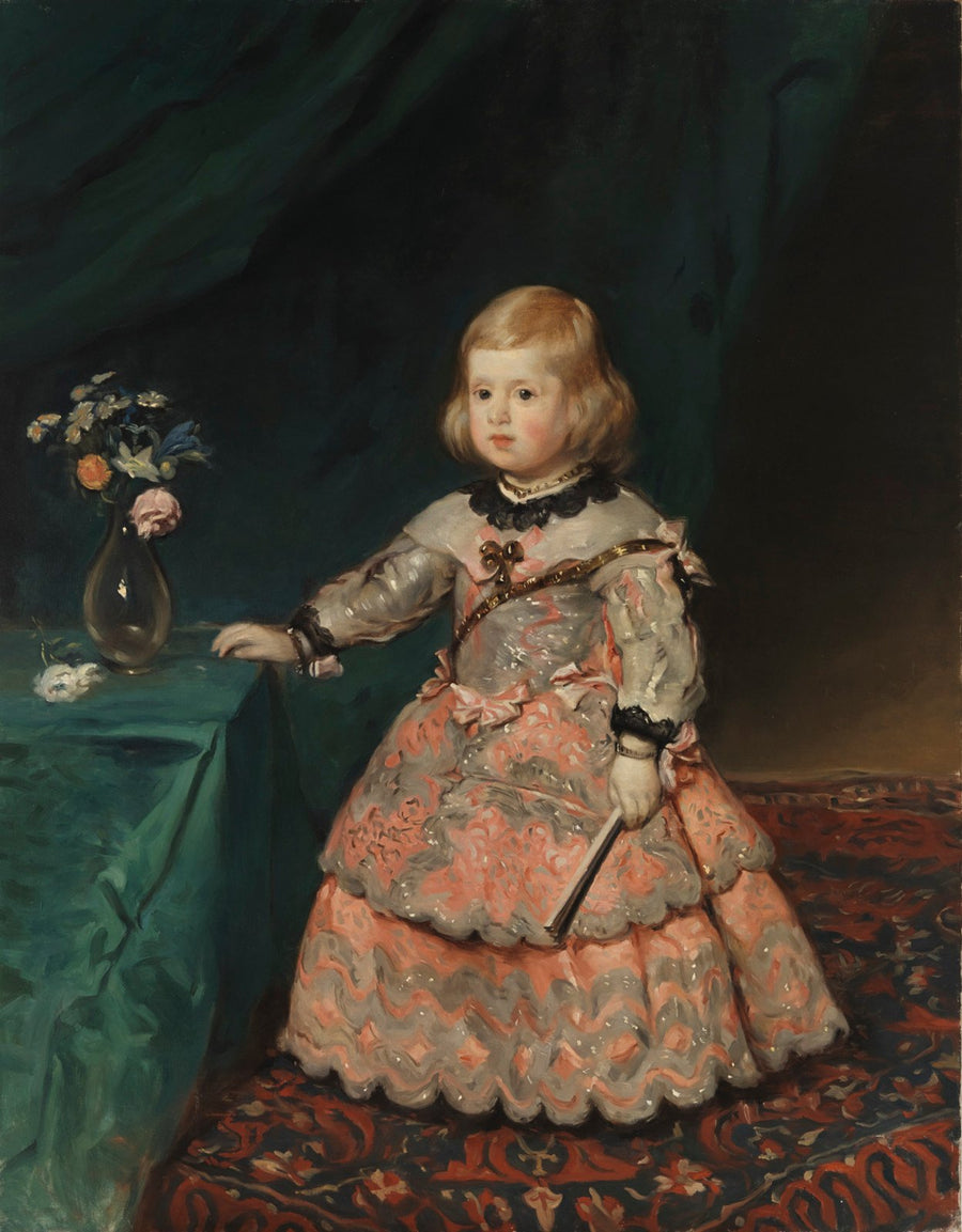 Copy of Velázquez's painting Infantinna Maria Teresia (1894) - Helene Schjerfbeck