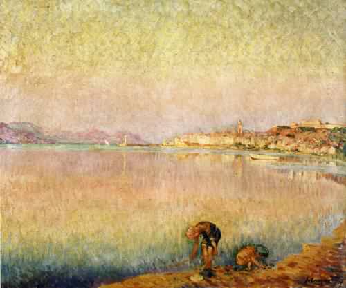 Deux enfants au bord de l'eau - Henri Lebasque