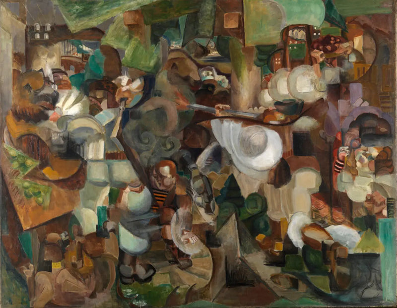 Górale atakowani przez niedźwiedzie - Henri Le Fauconnier
