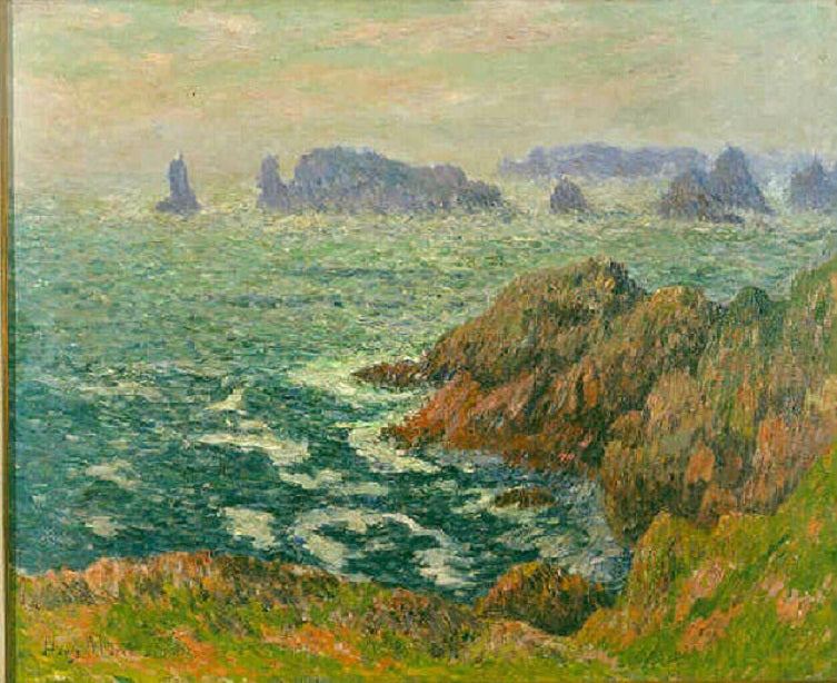 Wyspa Ouessant, droga Keller - Henry Moret