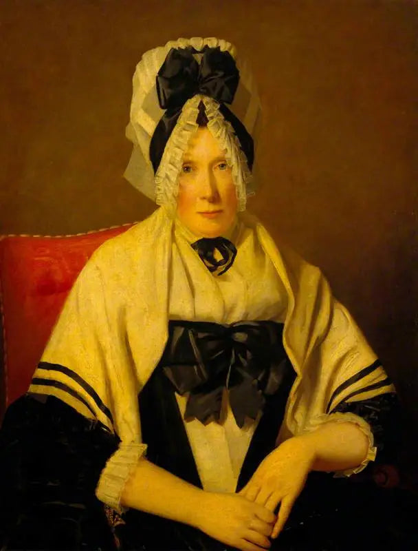 Dama w koronkowym czepku (może Ann Edgar, Lady Raeburn) - Henry Raeburn