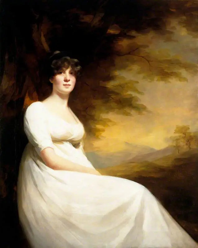 Elizabeth Forbes Mme Colin Mackenzie de Portmore (décédée en 1840) - Henry Raeburn - Alpha Reproduction
