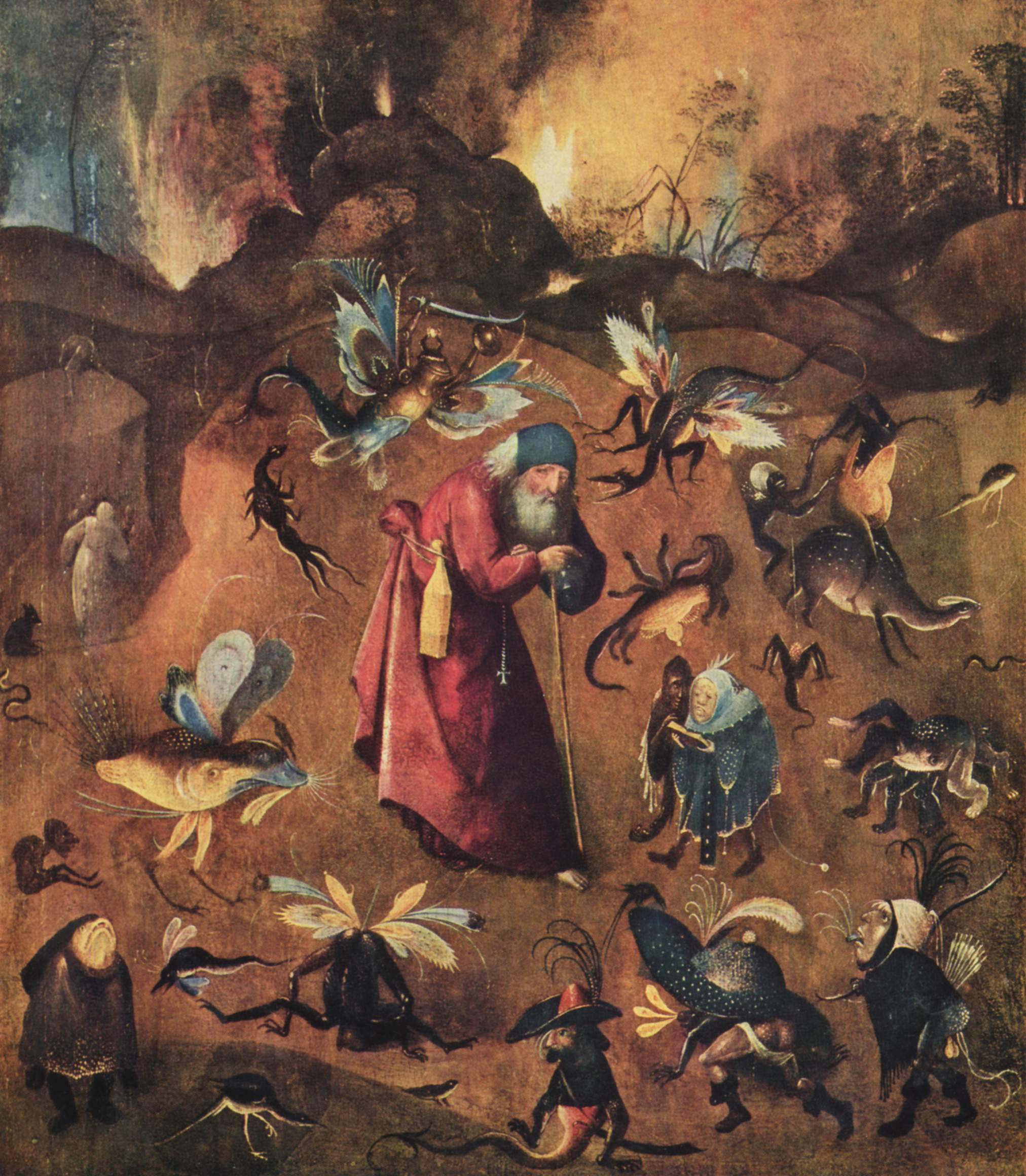 Kuszenie św. Antoniego - Hieronymus Bosch