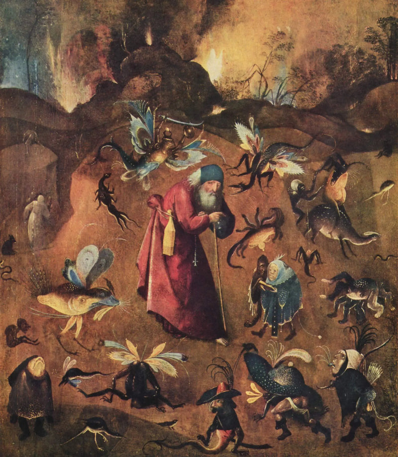 Kuszenie św. Antoniego - Hieronymus Bosch