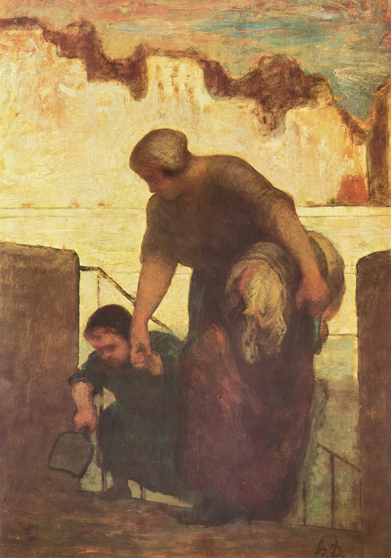 Pralniarka - Honoré Daumier
