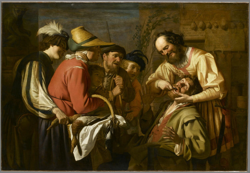 Wyrwanie zębów - Gerrit van Honthorst
