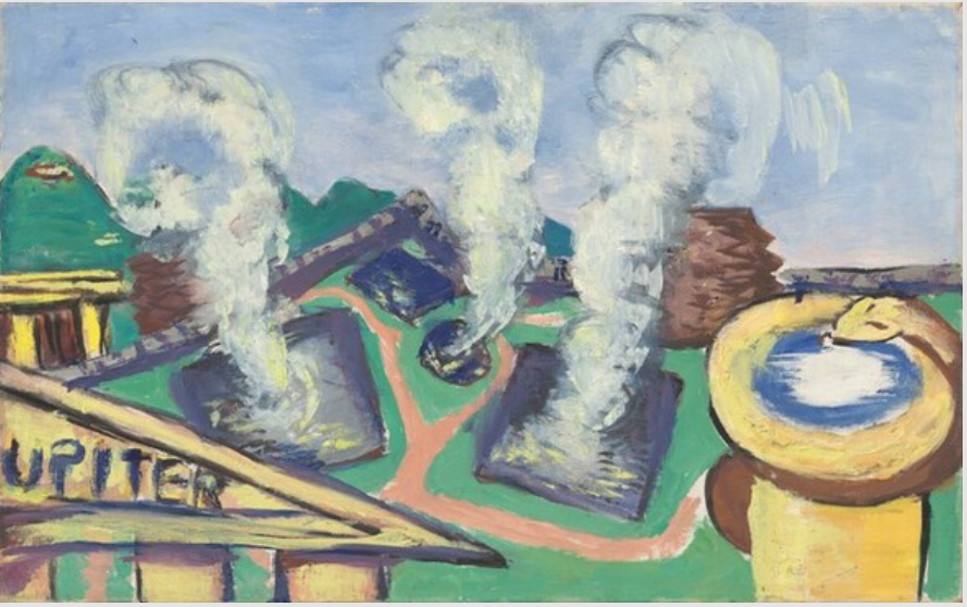 Hot Springs at Abano - Max Beckmann
