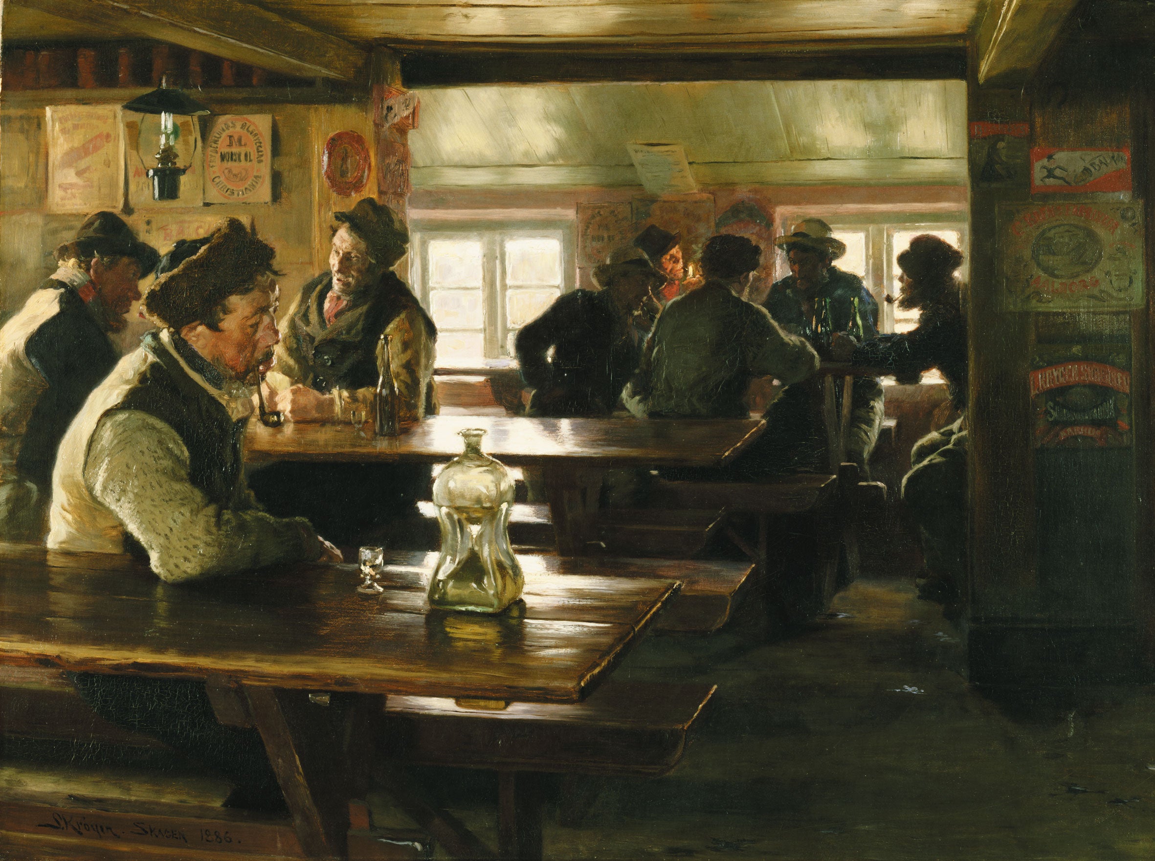 Wnętrze tawerny - Peder Severin Krøyer