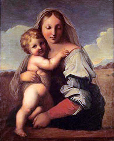 Madonna z Dzieciątkiem - Jean-Auguste-Dominique Ingres