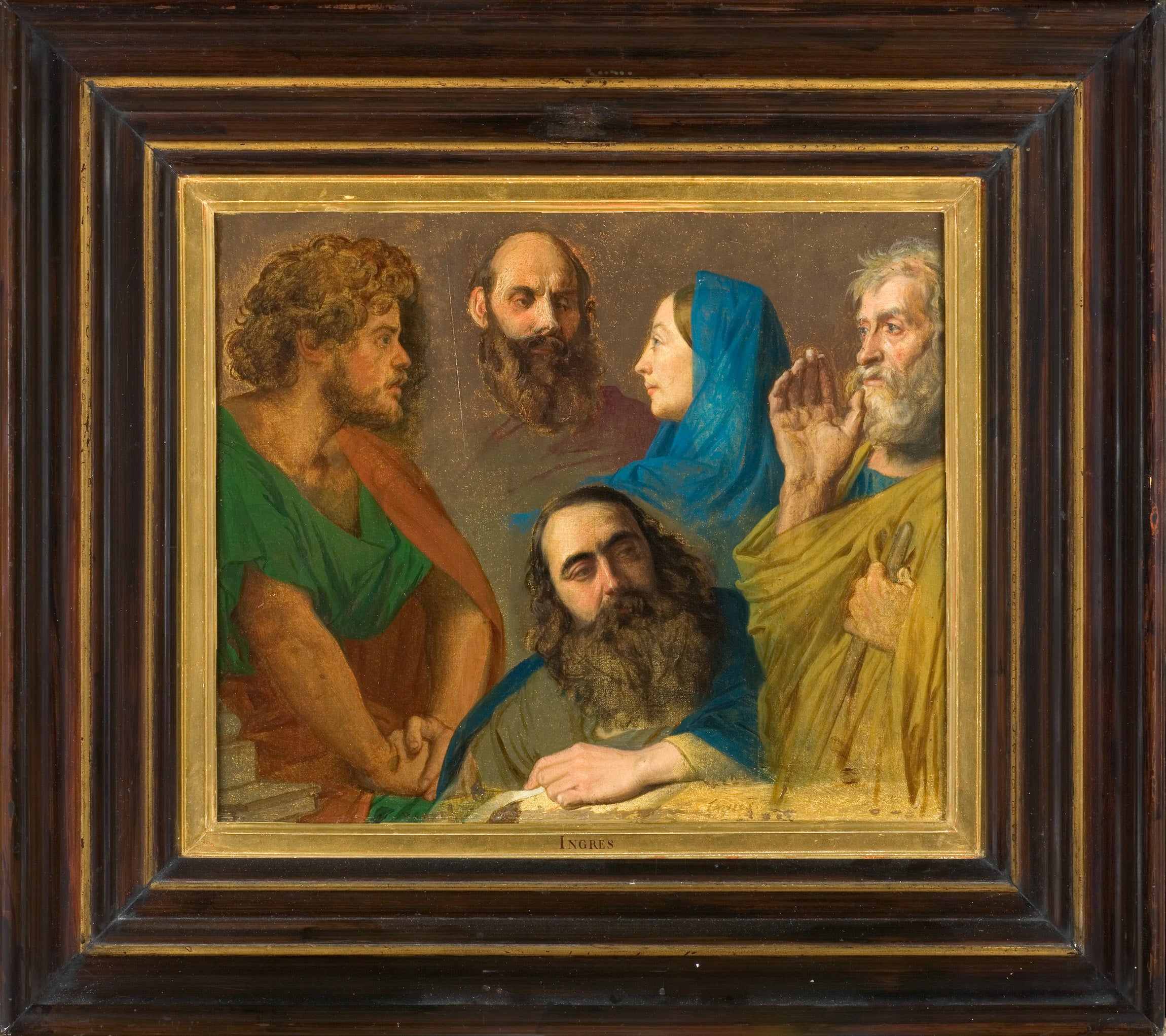 Studium do "Jezus wśród doktorów" - Jean-Auguste-Dominique Ingres