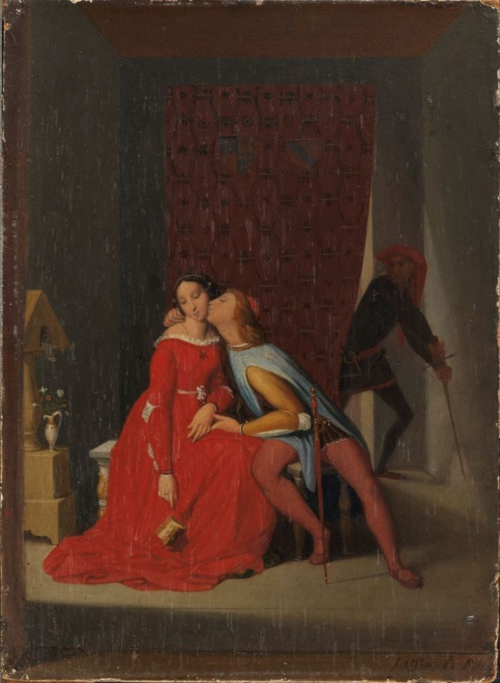Francesca da Rimini i Paolo Malatesta - Jean-Auguste-Dominique Ingres